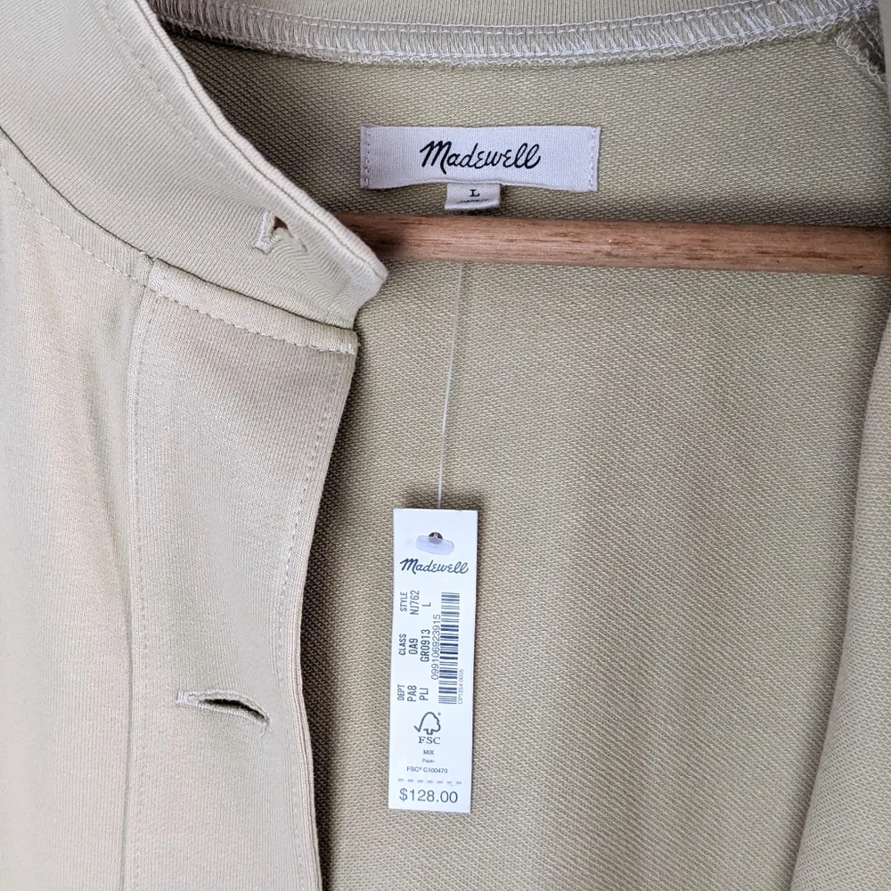 Madewell Structured Terry Longline Duster Coat - Picture 7 of 16